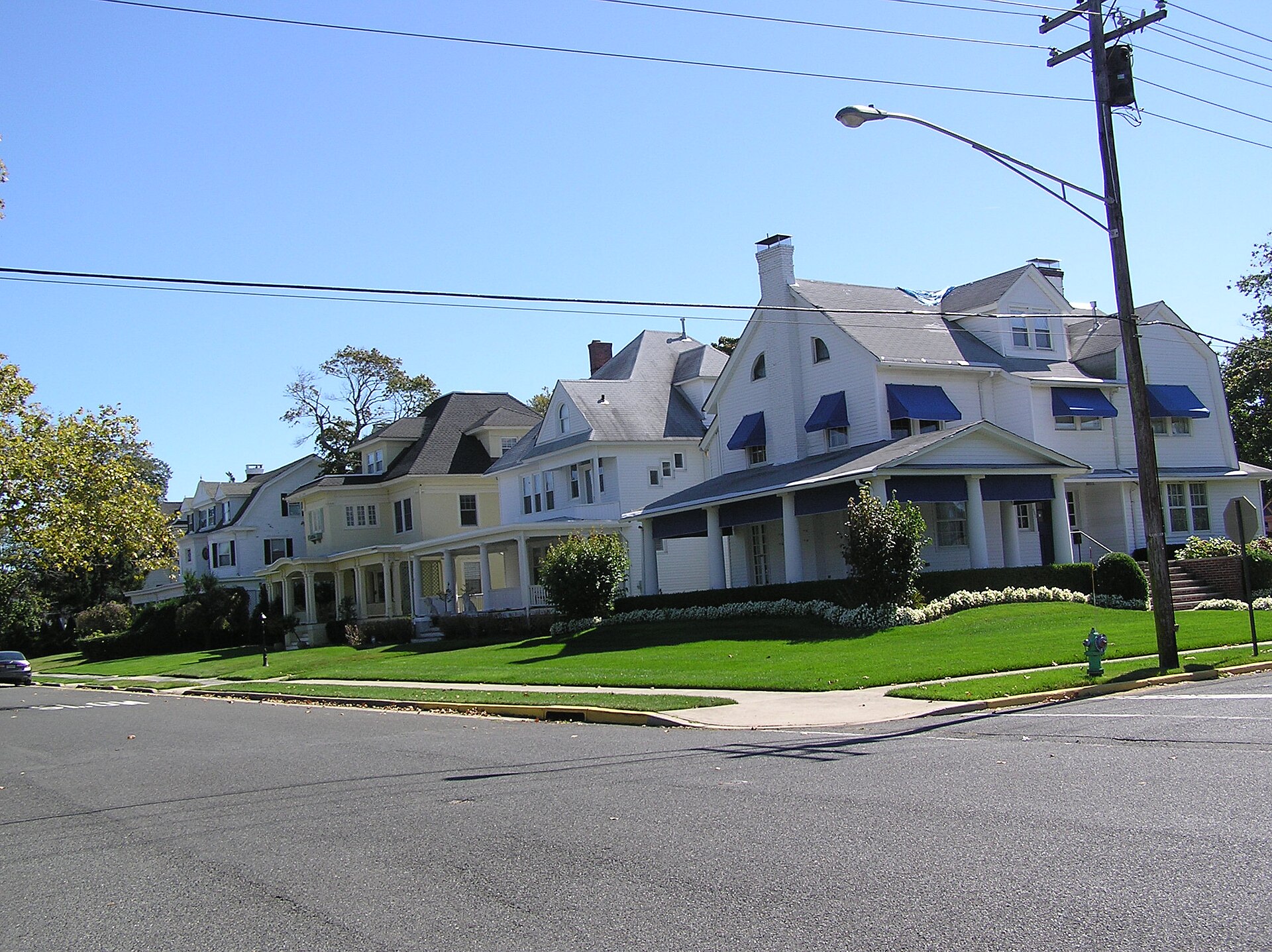 A residence in the Allenhurst Residential Historic District, a National Register-listed neighborhood