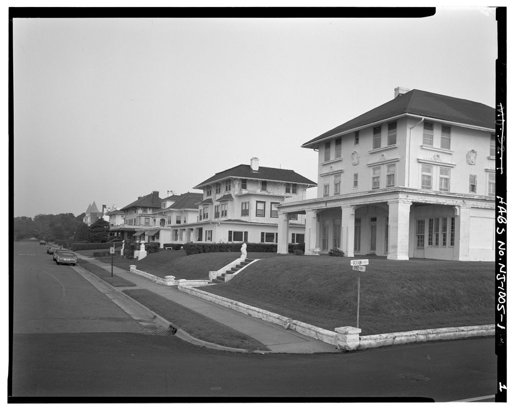 Residences along Spier Avenue in Allenhurst, NJ, documented by the Historic American Buildings Survey